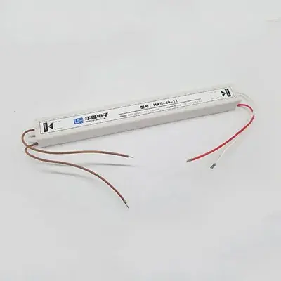 Fuente de alimentación a prueba de agua IP67 de 180-264 V CA y 40 W, transformador LED de 24 V CC de salida única