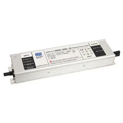 Fuente de alimentación impermeable IP67 de 12,5 A y 300 W CA a CC con controlador LED