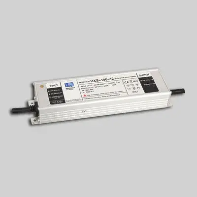 Fuente de alimentación para exteriores IP67 de 100 W y 4,17 A, eficiencia del 86 % para controlador de tira LED de 24 V