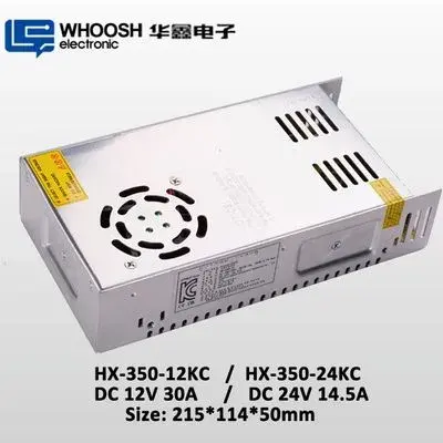 Fuente de alimentación para módulo LED de 350 W CC y CA 185-264 V con certificación KC