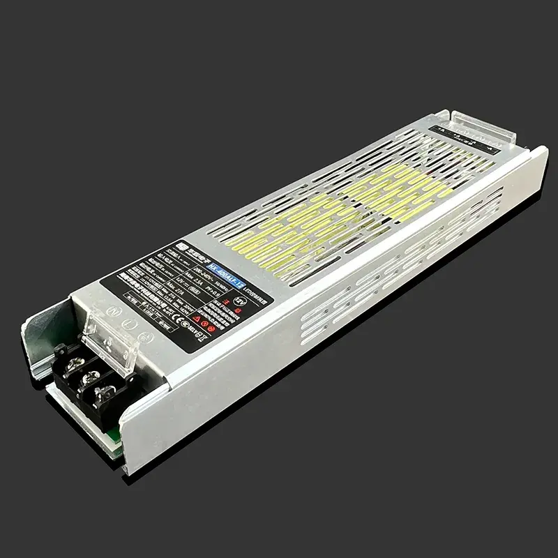 Fuente de alimentación delgada DC24V 15A 400W para luces interiores con certificación CE