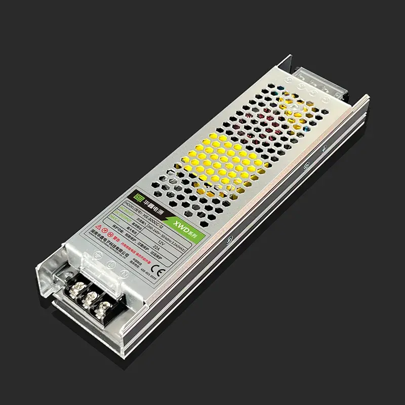 Fuente de alimentación delgada de 300 W CC 12 V, voltaje constante CA 180-264 V