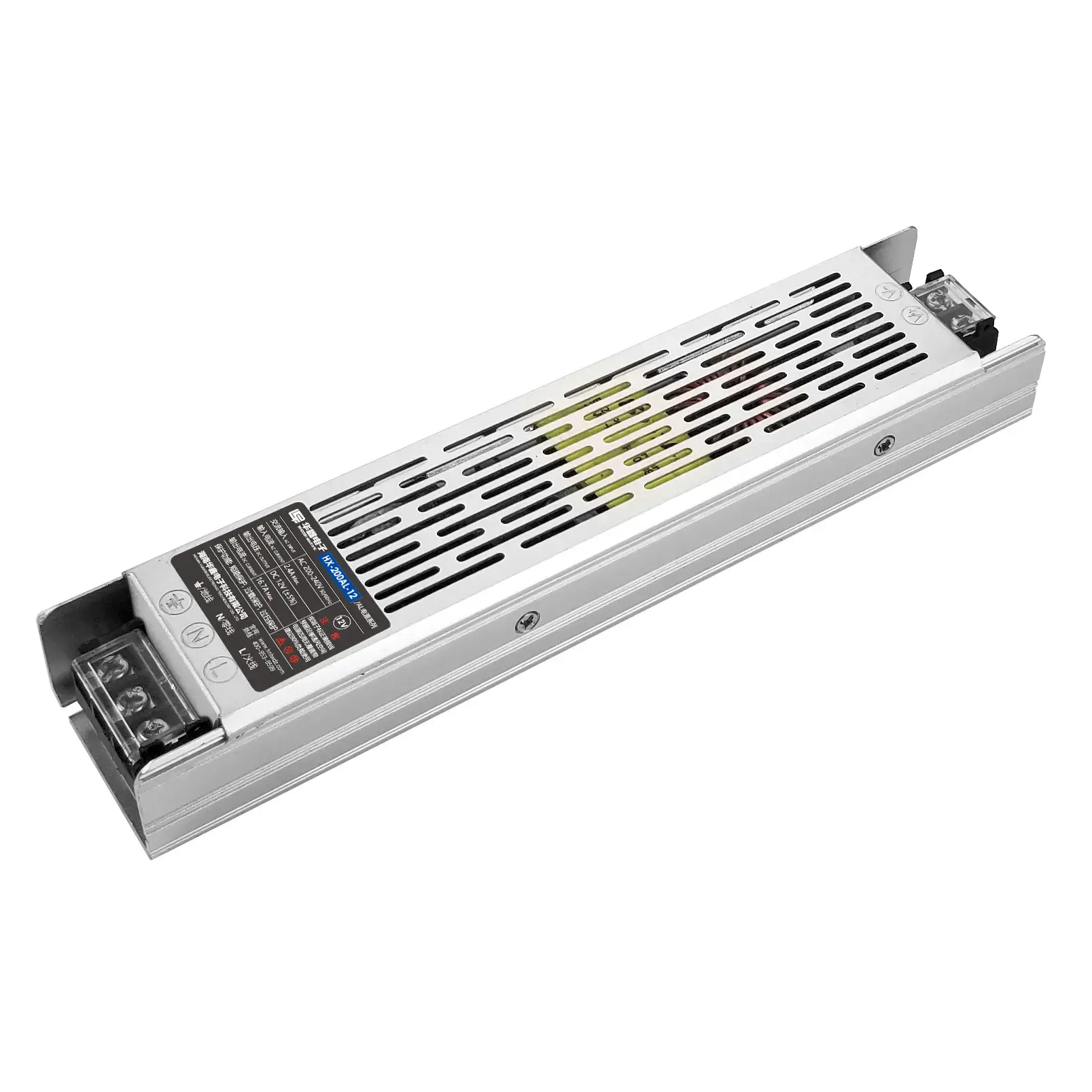 Fuente de alimentación delgada DC16.6A 200W Controlador LED sin ruido